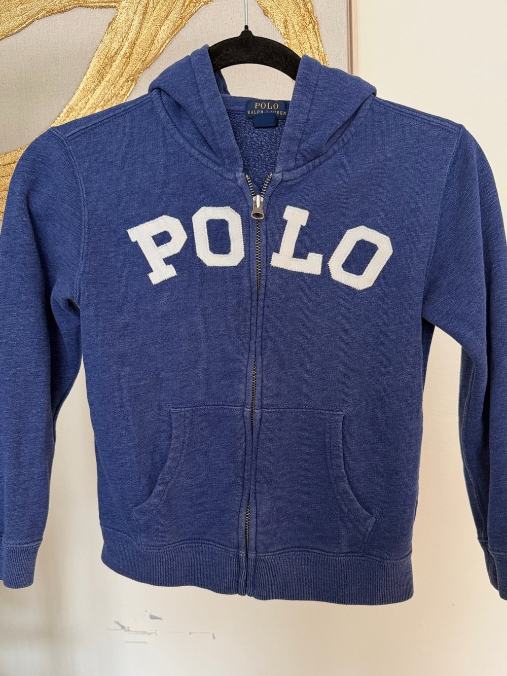 Polo by Ralph Lauren Blue Kids Zip Hoodie Size 7